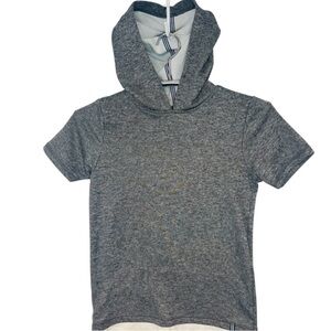Boston Traders Charcoal Gray Hooded T-Shirt for Kids Size Medium